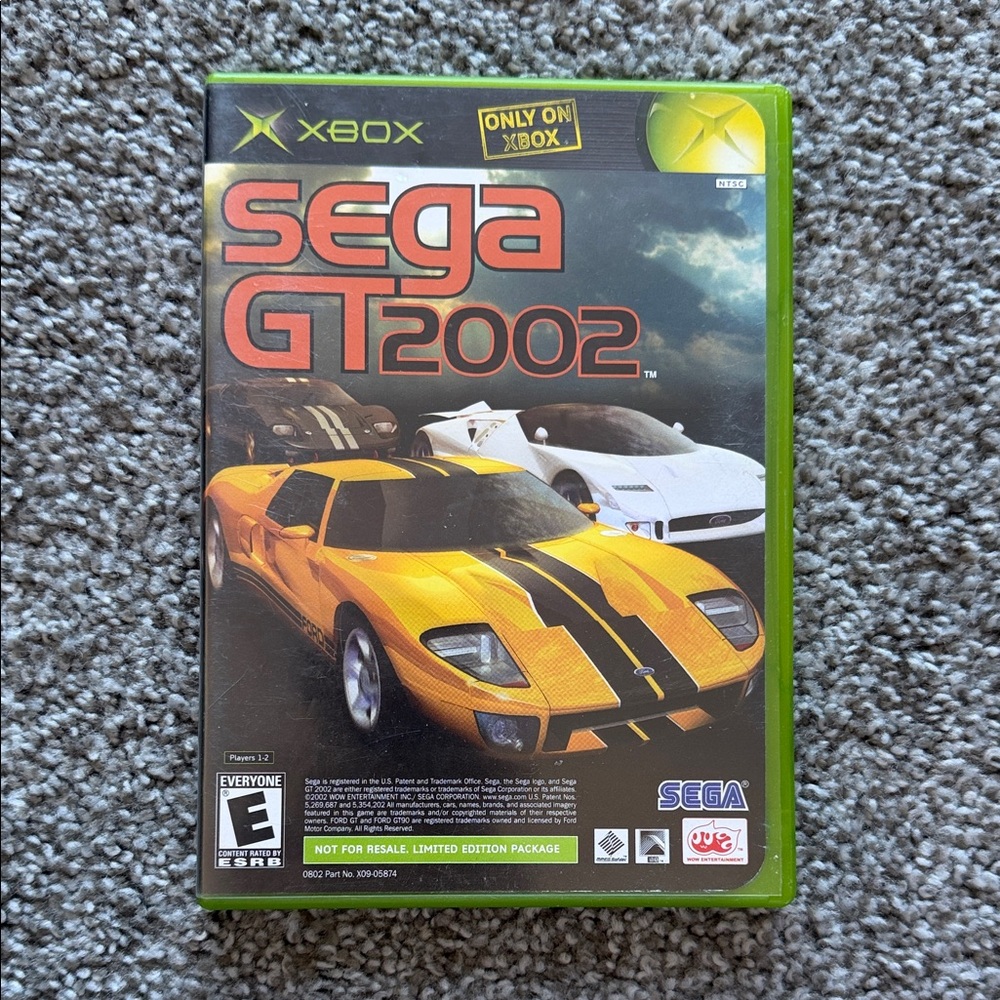 Sega GT 2002 and JSRF for Xbox